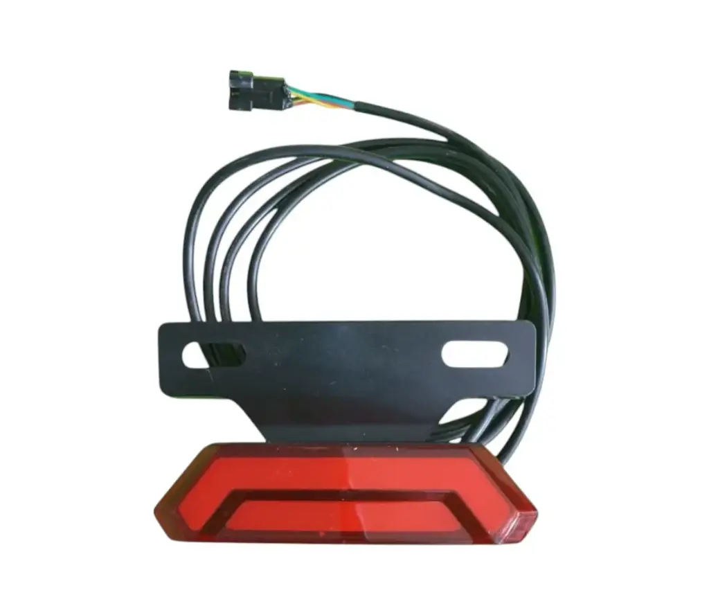 LED Back Light with Integrated Brake Light for E-Bikes & Cycles (Waterproof)
